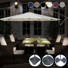 3M LED Powered Banana Parasol