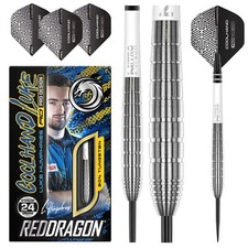RED DRAGON Luke Humphries TX 1  Premium Tungsten Darts Set, with Flights & Stems