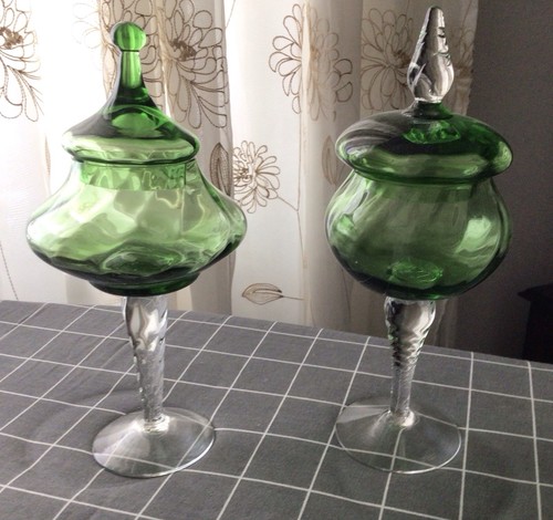 Vintage green glass - vintage,