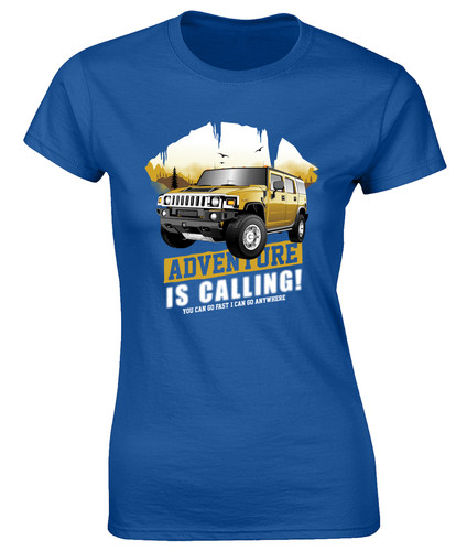 Adventure calling ladies t - ladies,