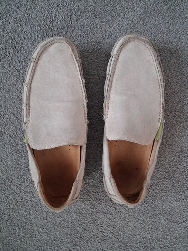 Men grey white loafers - grey/white, size