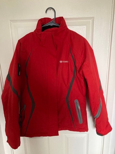 Red ski coat tog - red,