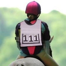 Equestrian Bib Vest Competition number Horse Riding Running Cross Country