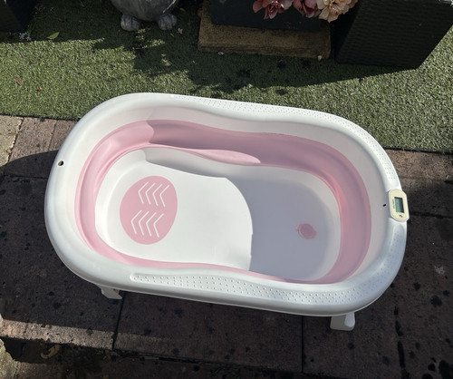 Pink white plastic - &, baby