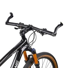 Cow Horn Vice Handle Black MTB