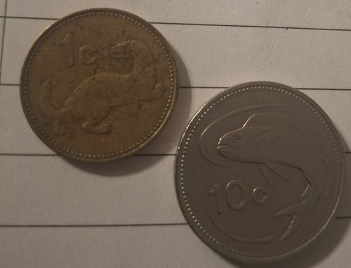 Coins gibraltar an malta - of,