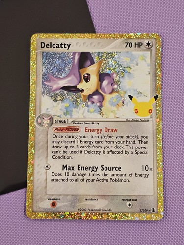 Pokémon tcg delcatty 5 - pokémon, 5/109
