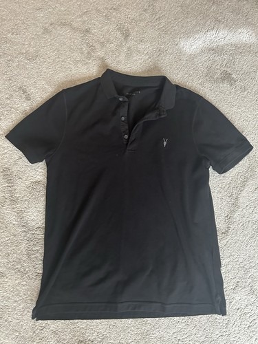 All saints polo shirt black - all,