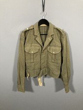 BATTLEDRESS BLOUSE Jacket - Size Medium - Green - Wool - Good Condition - Men’s