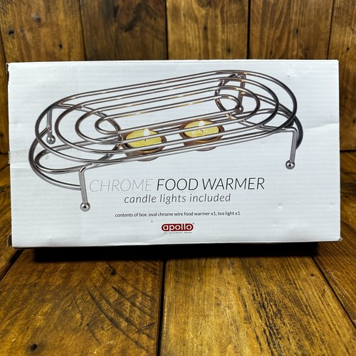 Apollo chrome food warmer - food,