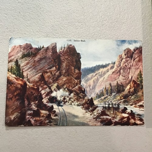 Sphinx head train mountain - head,