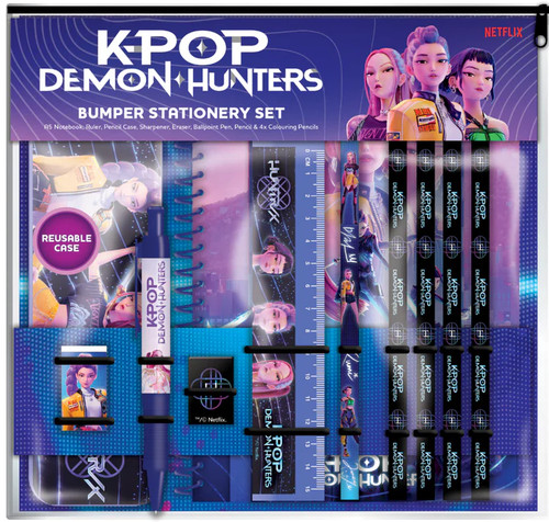 Pop demon hunters stationery - demon,