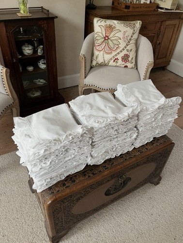 120 ruffle edge white - 120,