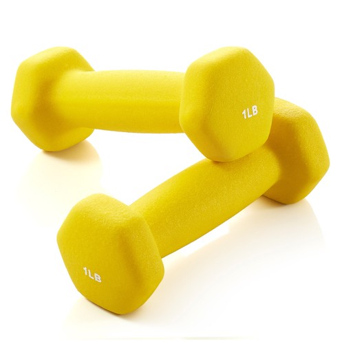 Neoprene hex dumbbell weights - neoprene,