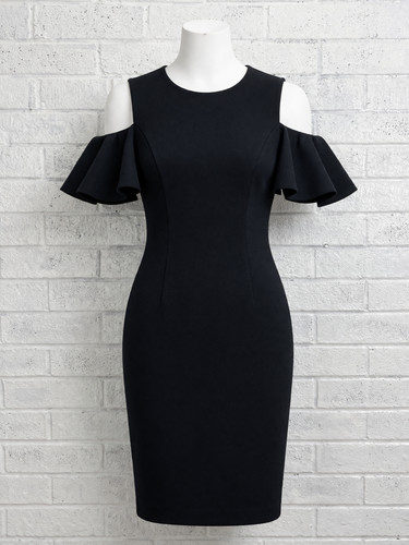 Ted baker cold shoulder ruffle - shoulder,