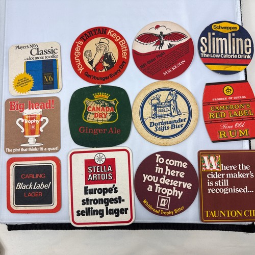 Vintage beer mats mixed 50s - vintage,