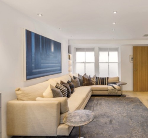 Large bespoke linen corner - large,