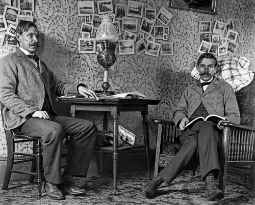 Antique glass plate negative - glass,