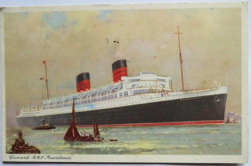 Vintage postcard cunard - postcard,