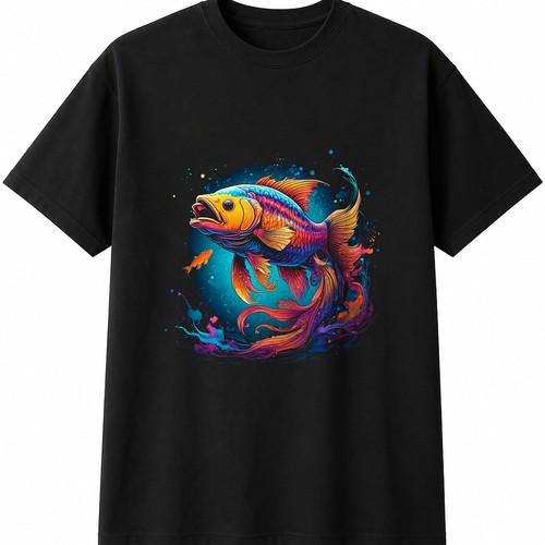 Ghost carp glowing sea ocean - ghost,
