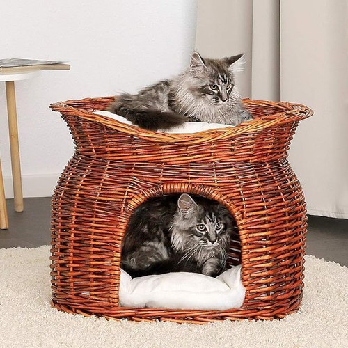 Tier elevated pet cushion - 2-tier,