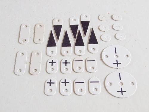 Meccano dial card small - small, parts