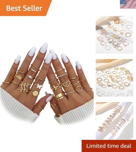 Vintage gold knuckle rings - vintage,