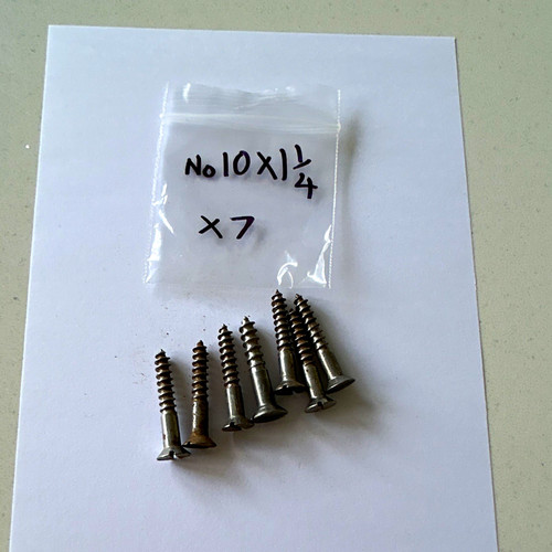 Vintage countersunk slotted - countersunk,
