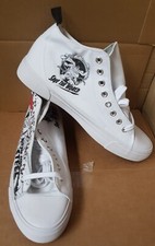 Akedo X Superman Save The World White Signature High Top UK 6, EUR 39/40 (C12)