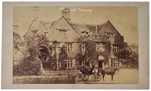 Cdv derbyshire rowsley - derbyshire,