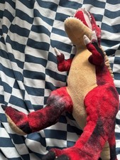 Large Red and Cream Soft Tyrransaurus Dinosaur Plush Toy By Animal Planet ?