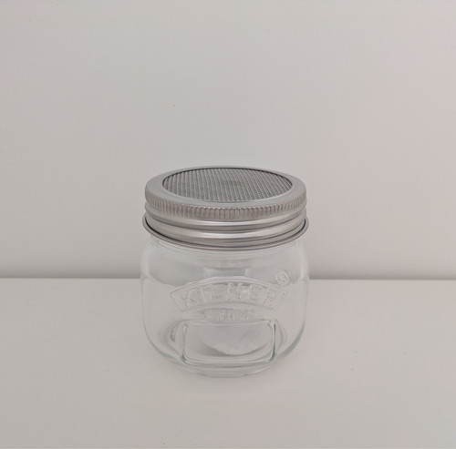 Small glass sprouting jar - jar, /
