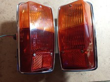 Pair of Classic Mini MK2/3 Lucas Rear light assemblies. VGC/ NOS. See details..