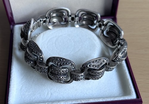 Vintage 925 silver marcasite - vintage,