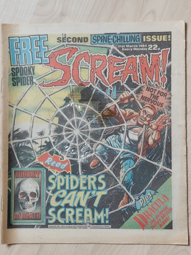 Scream comic march 1984 - comic,