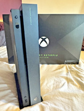 Boxed Xbox One X 1TB Scorpio Edition with stand and power cable - No Controller