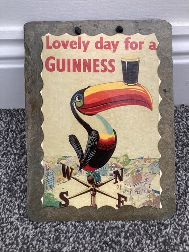 Guinness sign slate - sign, on