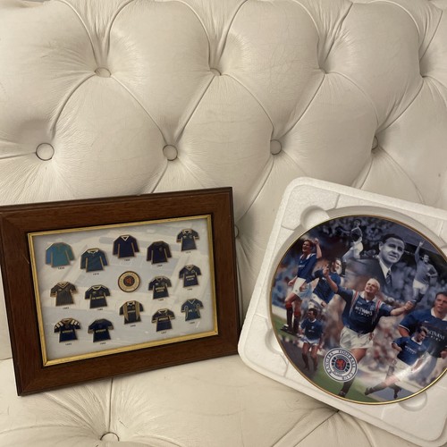 Rare framed glasgow rangers - rare,