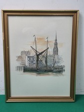 Framed 1979 London Thames