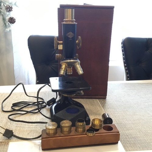 Antique prior microscope - antique,