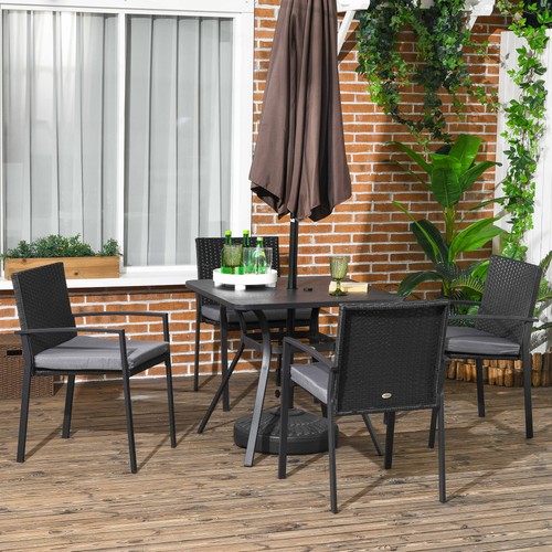 Seater rattan dining - 4,