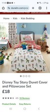 Dunelm Toy Story Single Bedset