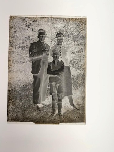 Glass negative 1937 one - glass,