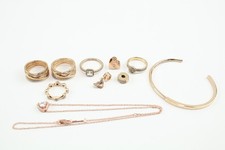 Pandora MET Jewellery Rose Tone Necklace Rings Charms Bangle x 10