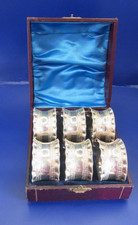 Set of six cased numbered 1-6