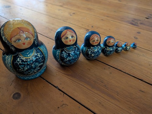 Vintage matryoshka russian - matryoshka, 7