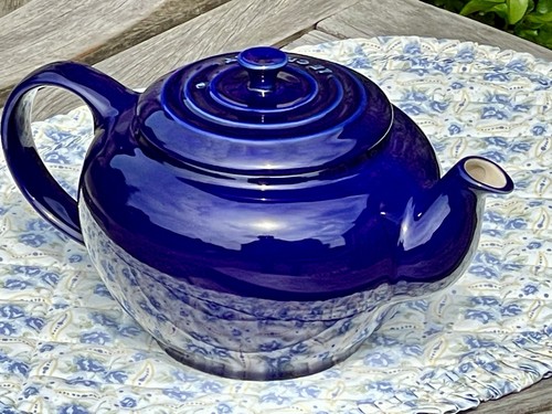 Creuset deep blue stoneware - creuset,