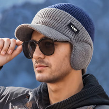 Men's Winter Beanie Hat with