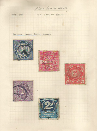 Government railway stamps - stamps, new