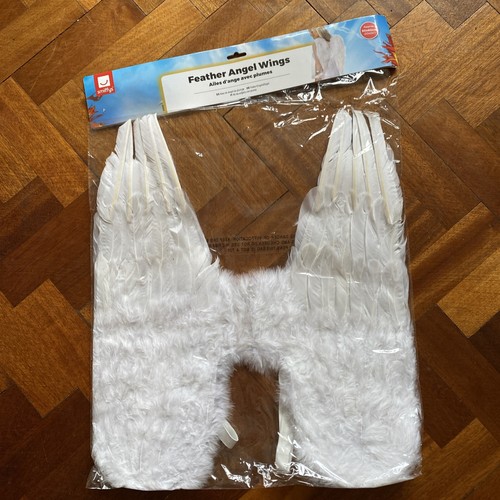 Angel fancy dress - dress, feather